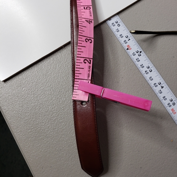 Talbots Double Brass Bit Leather Belt Equestrian Horse Riding Preppy Min… - Picture 10 of 14